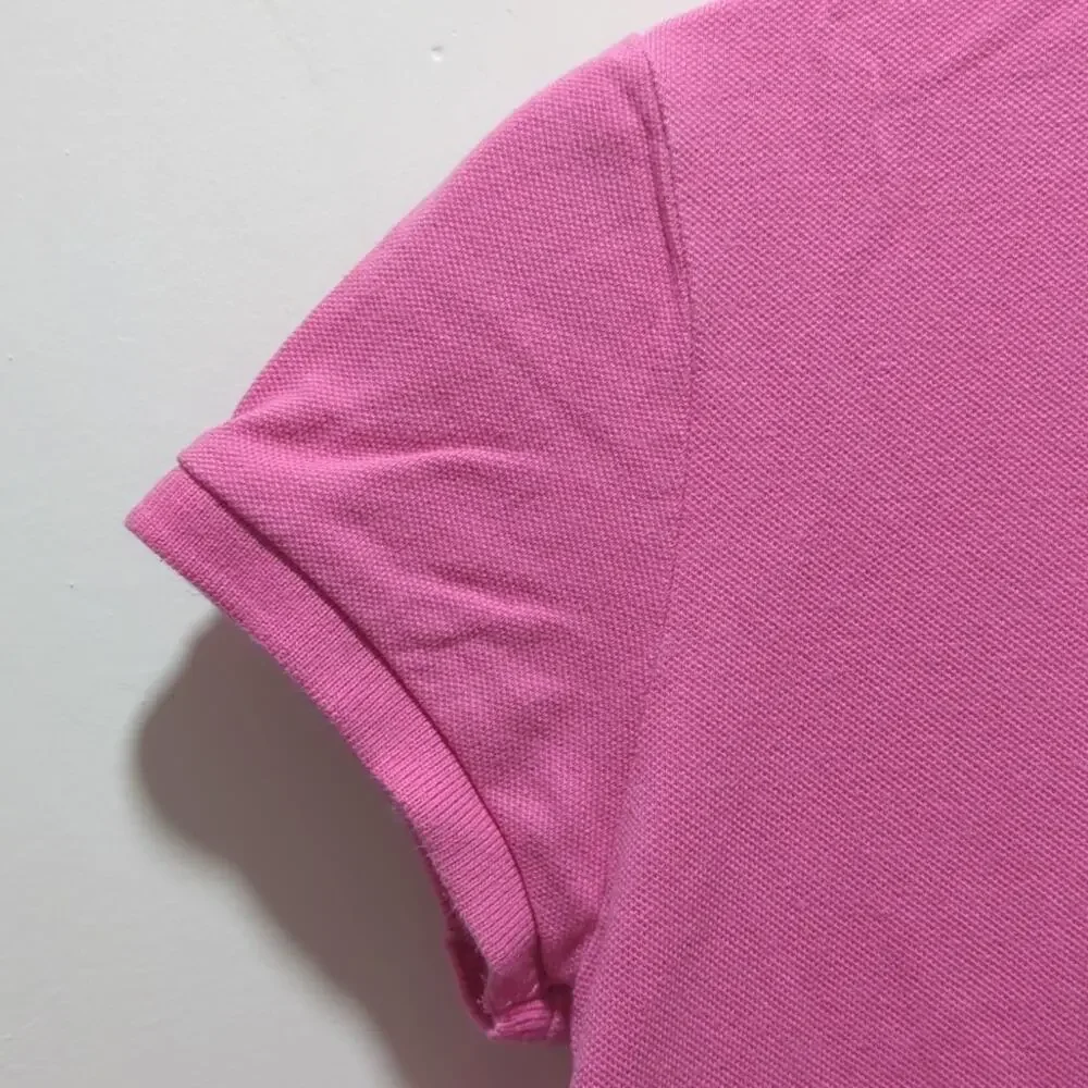 Polo Ralph Lauren Childrenswear Girl's Stretch Cotton Pink Polo Dress Size XL